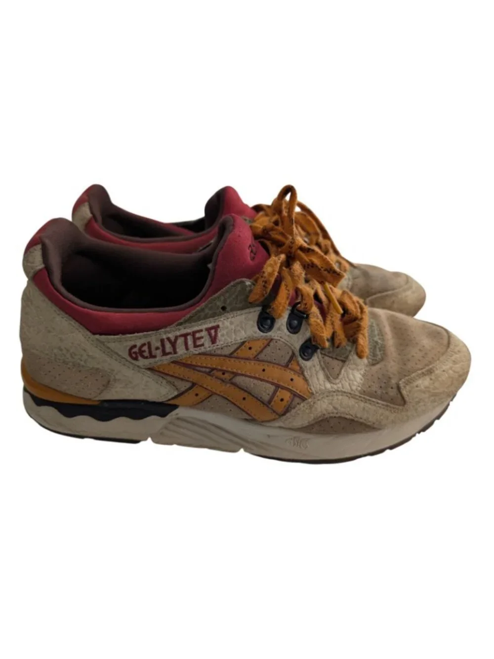 Asics Gel-Lyte V 5 Workwear Pack Sand Suede Sneakers Mens Size 10.5 Gorpcore